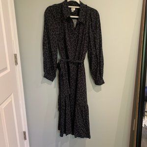 Like New - Leopard Midi Dress